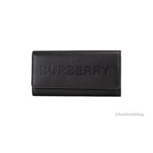 Burberry Porter Black Leather Logo #266551B28B